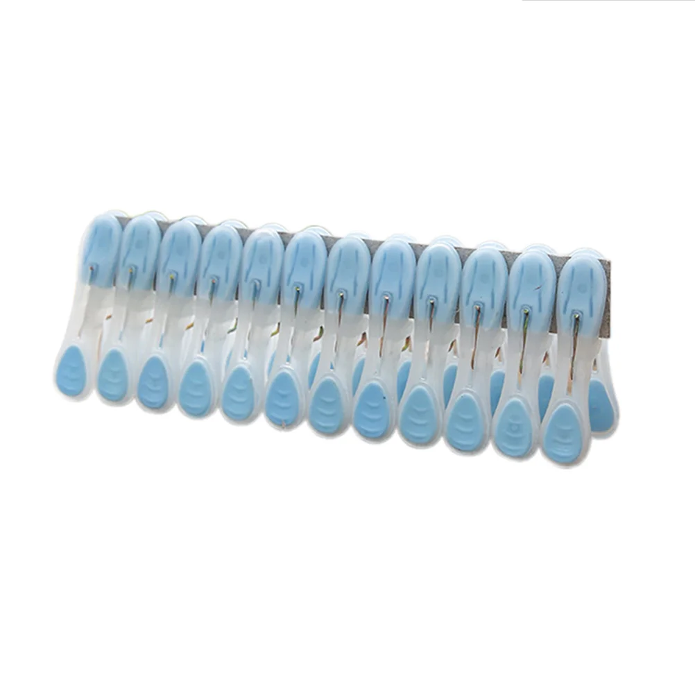 

24 Pcs Plastic Clothespins Multifunctional Large Laundry Clips Windproof Photo Clips for Socks Drying