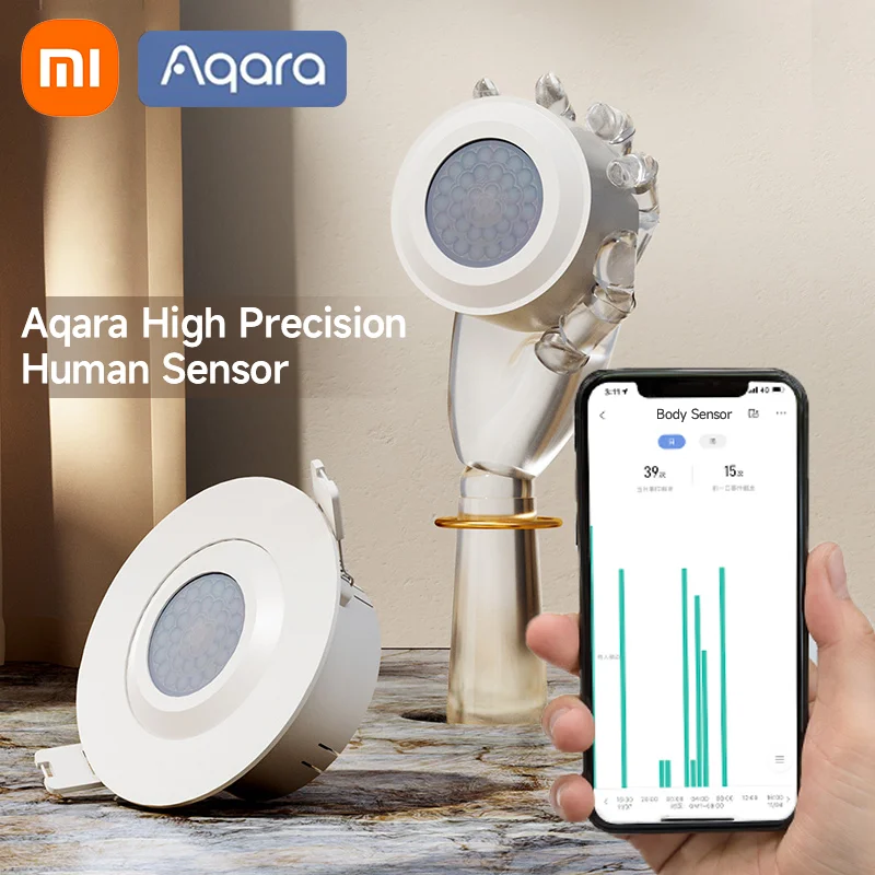 Датчик движения Aqara Zigbee 3 0 высокоточный водонепроницаемый IPX5 для умного дома |