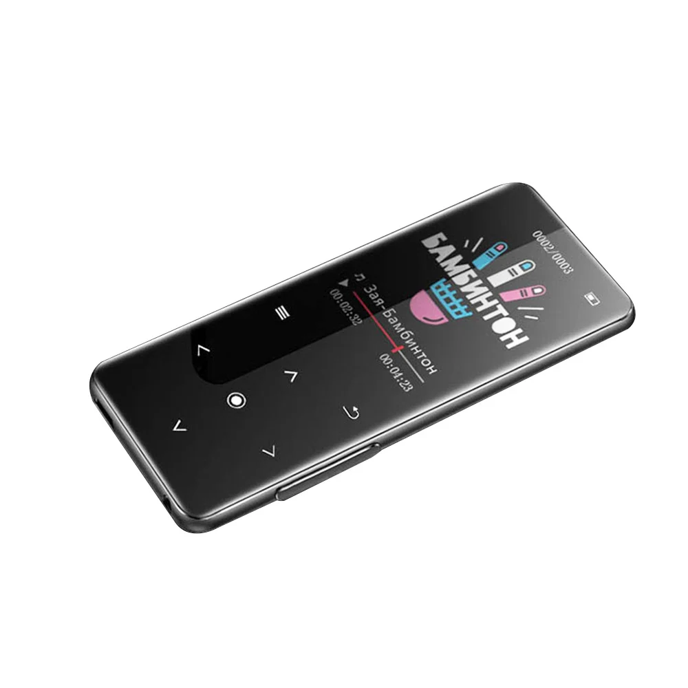 

A20 MP3 MP4 MP5 Music Player Bluetooth 5.2 Speaker Mic Touch Key FM Radio Video Recorder Play E-book HIFI Metal Walkman E-book