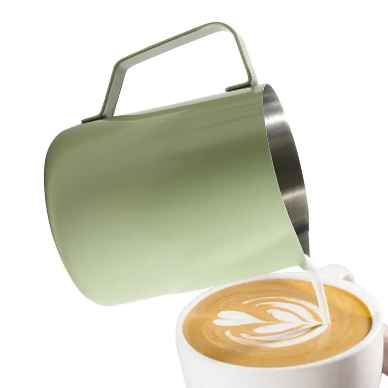 Coffee Frother Cup Stainless Steel Milk Frothing Pitcher Espresso Coffee Milk Mugs Cappuccino Milk Jug Cream Froth Pitchers