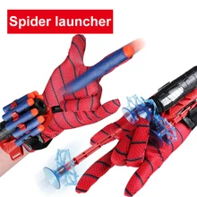 Launch Distance 5m Spider Gloves Man Toys Hero Movie Web Launcher No Toxic Wrist Web Shooter Toy Set Best Gift for Boys Girls