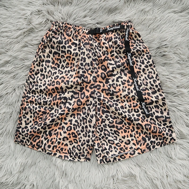 

Best Quality 2022ss Kapital Fashion Shorts Men 1:1 Leopard Quick Dry Shorts Breathable Summer Style Casual Women Breeches