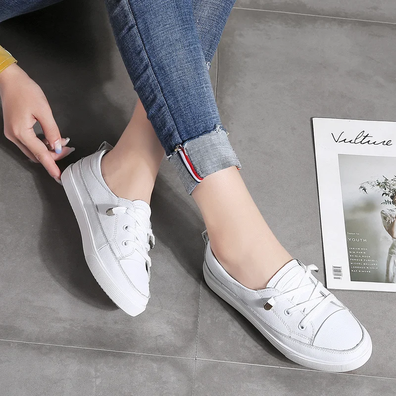 

White Sports Shoes High Gym Men Sneakers Without Lacing Sport Men Luxury Brand High Quality Running Shoes Scape Tennis Teenage