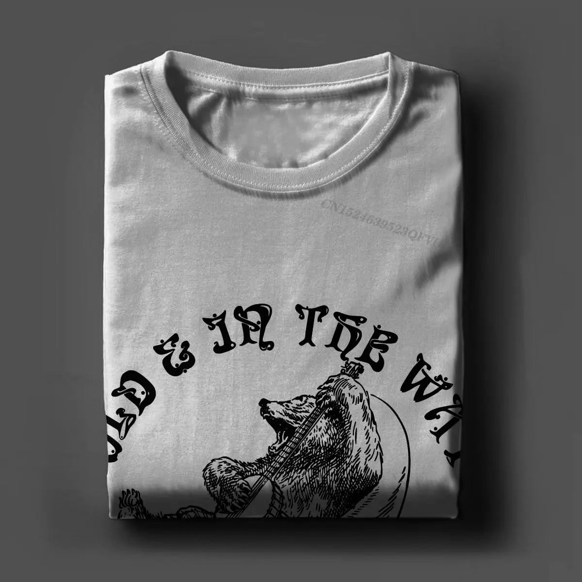 Винтажные футболки Old In The Way с изображением медведя и банджо мужские хлопковые