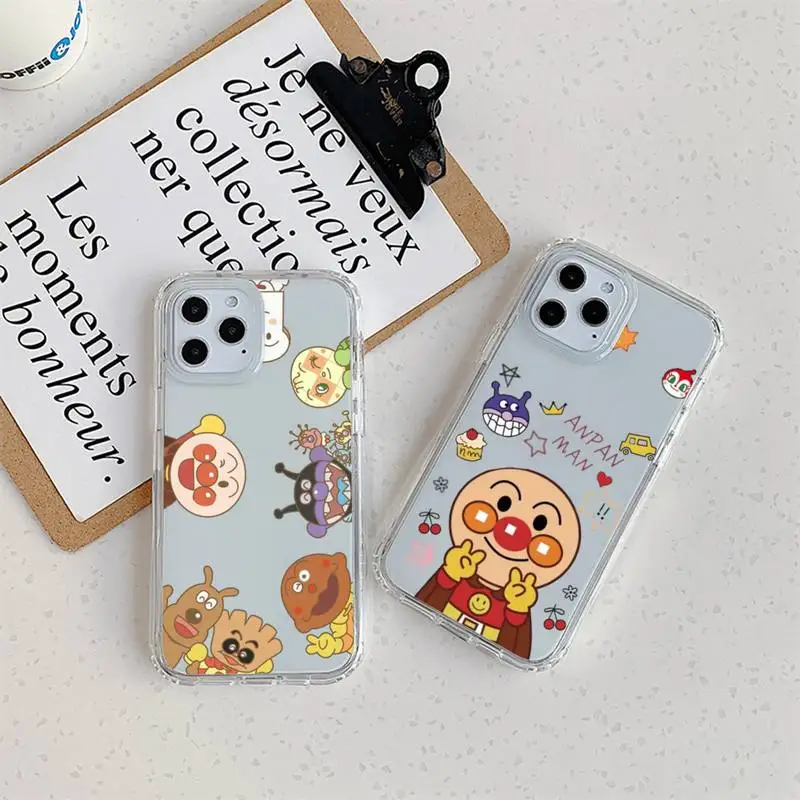 

Anpanman мультяшный чехол для телефона Samsung GalaxyS20 S21 S30 FE Lite Plus A21 A51S Note20 прозрачный чехол