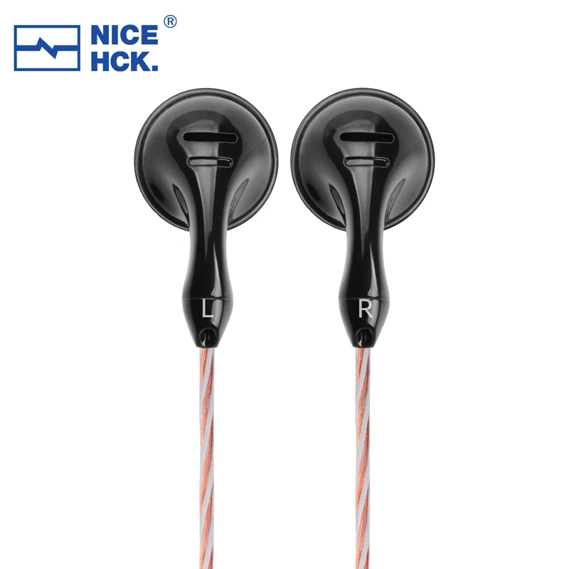 NiceHCK B70 3 5/4 4 мм штекер с яркой поверхностью IEM Hi-Fi микрофон наушники-вкладыши 14 8