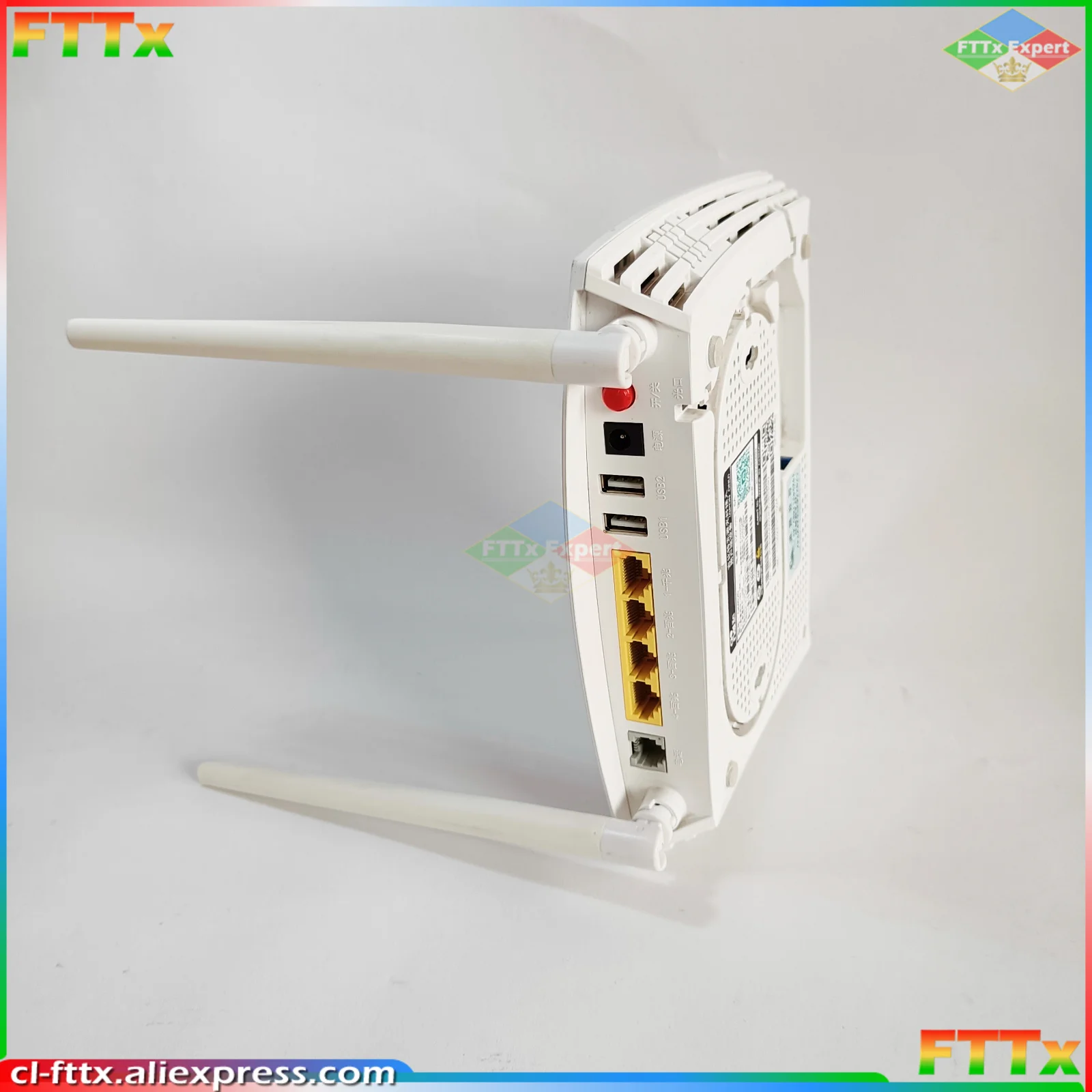 Free shipping GM620 Gpon Ont ONU Secondhand FTTH Dual Band 1GE 3FE 1POT 2USB 2.4G/5G wifi English version modem