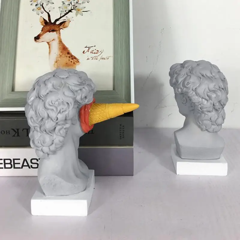 Современная Скандинавская фигурка с орнаментом статуэтка мороженого Давида