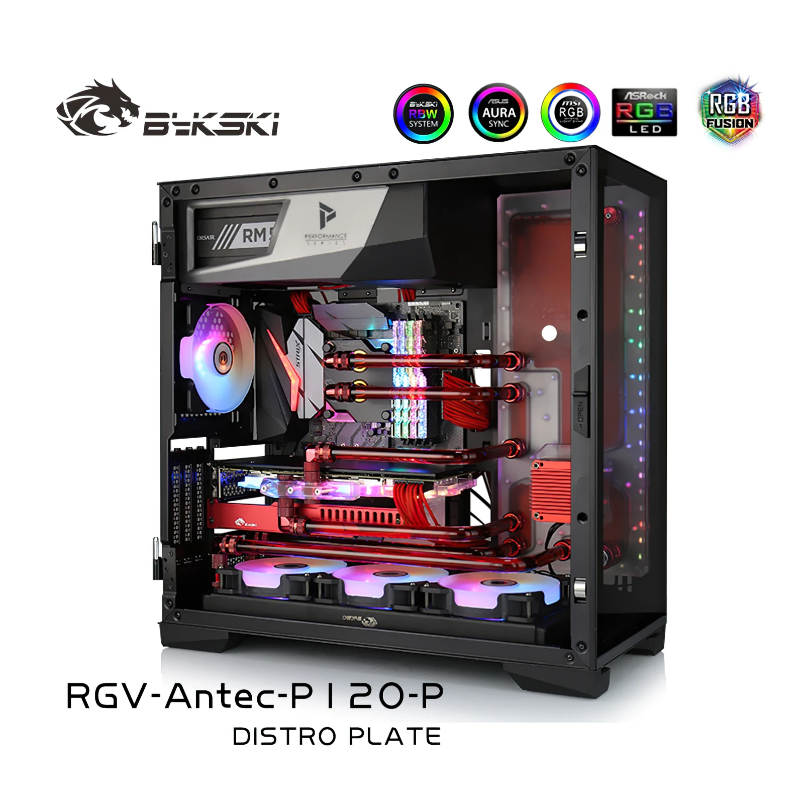 Комплект Distro Bykski с водяным охлаждением для корпуса Antec P120 процессор графический