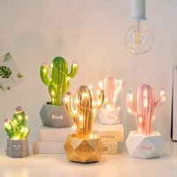 resin nordic fantasy star lights simulation cactus doll creative plant small ornaments crafts soft decoration home accessories