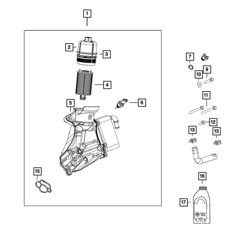 8 шт. масляный фильтр для двигателя Jeep Gladiator Wrangler JL RAM 1500 2020 2021 68507598AA 68498720AA