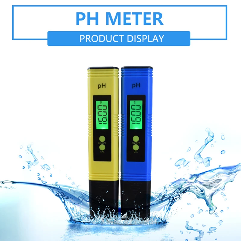 

Digital PH Meter Accuracy 0.01 LCD Aquarium Water Acid 0.0-14 PH Tester Pool Analyzer Urine Automatic Calibration Purity Tester