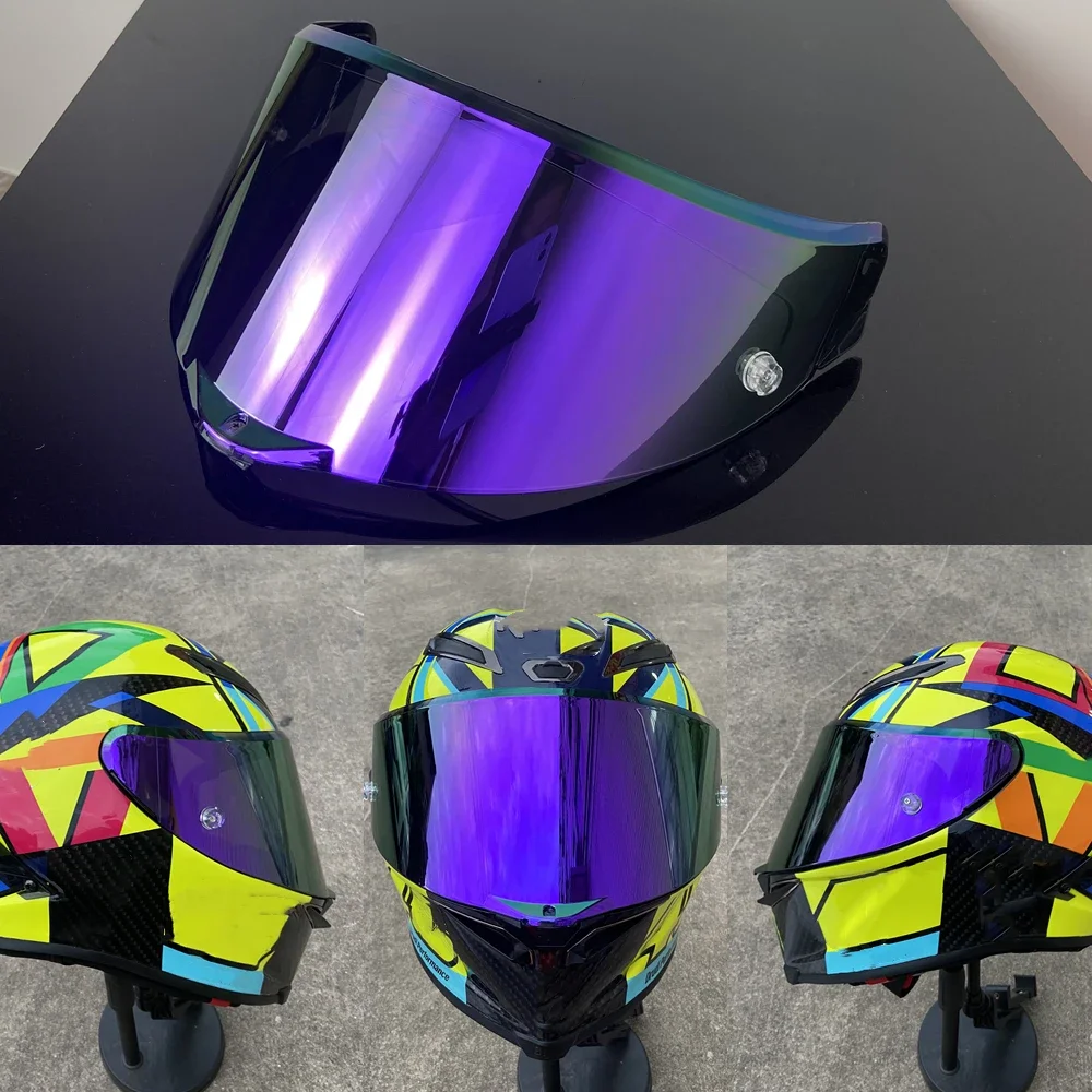 

Pista GP RR viseiras capacete Шлем Защитный козырек Лобовое стекло для AGV PISTA CORSA R RACE3 Высокопрочный щиток