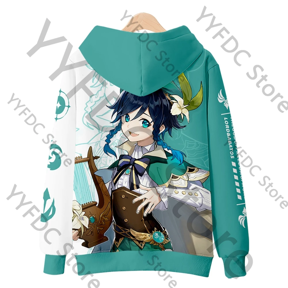 Свитшот с принтом Genshin Impact в ассортименте