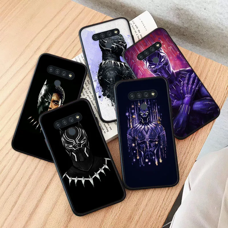 

Black Case for Samsung Galaxy Note 8 9 10 S10 S10E A8 Plus A8 A9 A33 A53 A75 Lite Black Panther