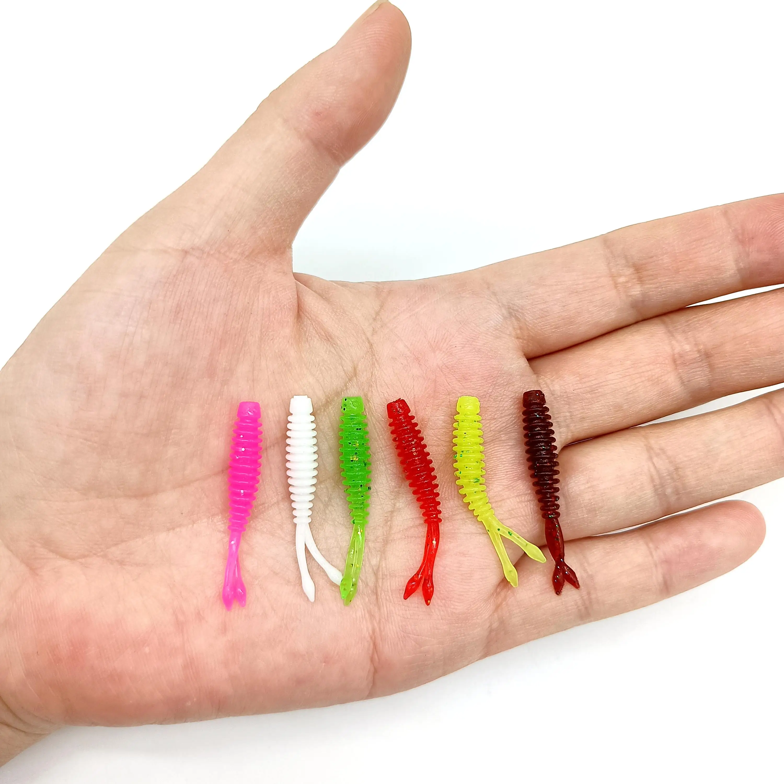 DUODUOYU 10 шт. ТПЭ плавающая мини Ajing мягкая рыболовная приманка 0 27 г/35 мм мягкий червь