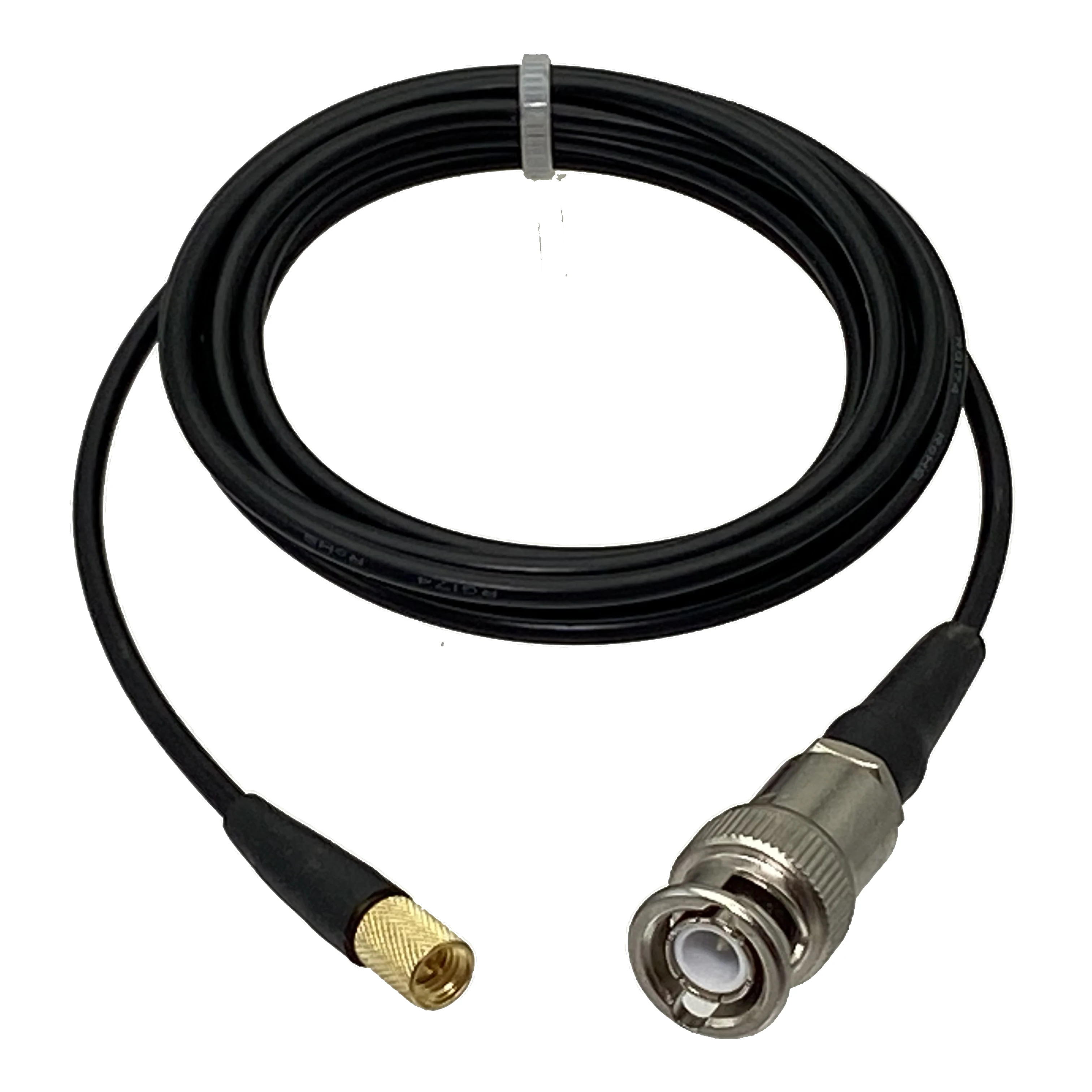 1Pcs RG174 L5 Microdot Male to BNC Clamp for Panametrics Krautkramer Ultrasonic Flaw Detector High Quanlity Cable 20&quot~10M - купить по