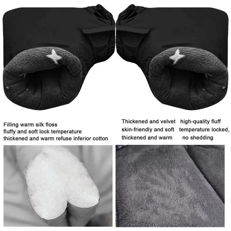 Рисунок 3 - 1 пара, зимние мотоциклетные перчатки на руль