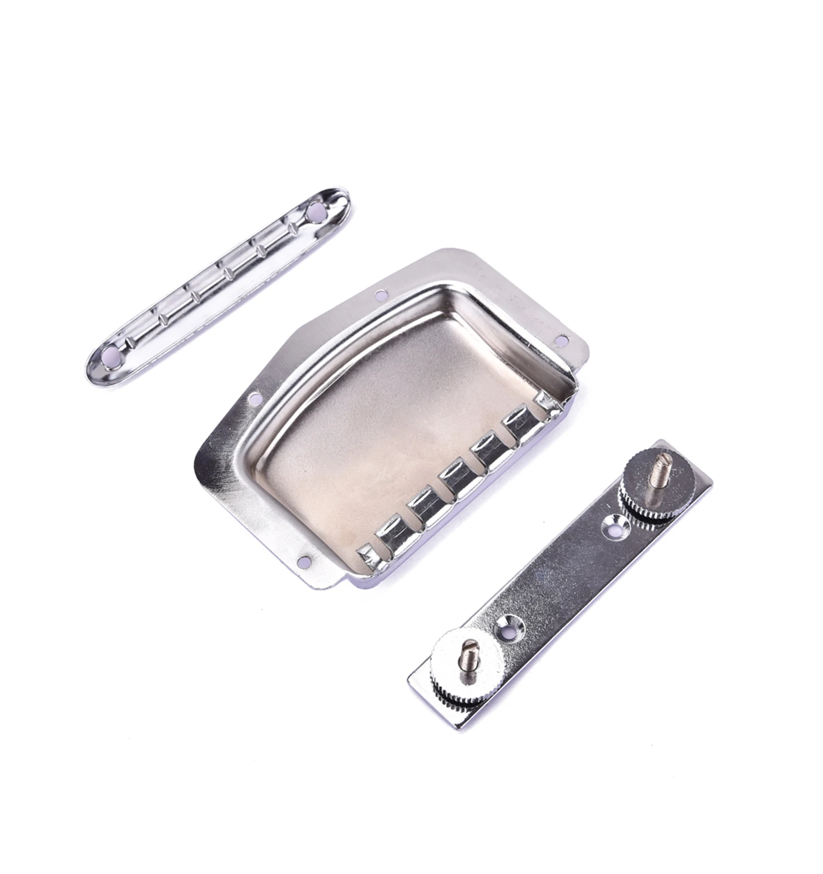 

Electric Guitar Fixed Bridge Wear-resistant Iron Tailpiece Cover Vintage Easy-Installation Saddle Kit Beginners Parts