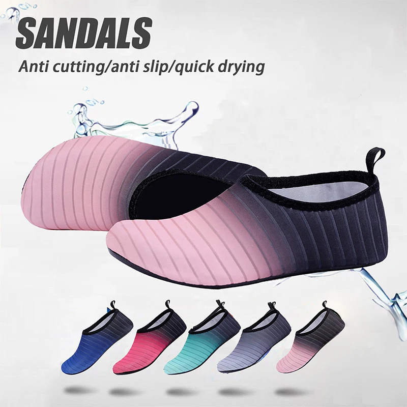 

Men Women Beach Barefoot Aqua Socks Sneakers Water Shoes Gym Sports Surfing Diving Swimming Bathing Snorkeling Shoes Adults