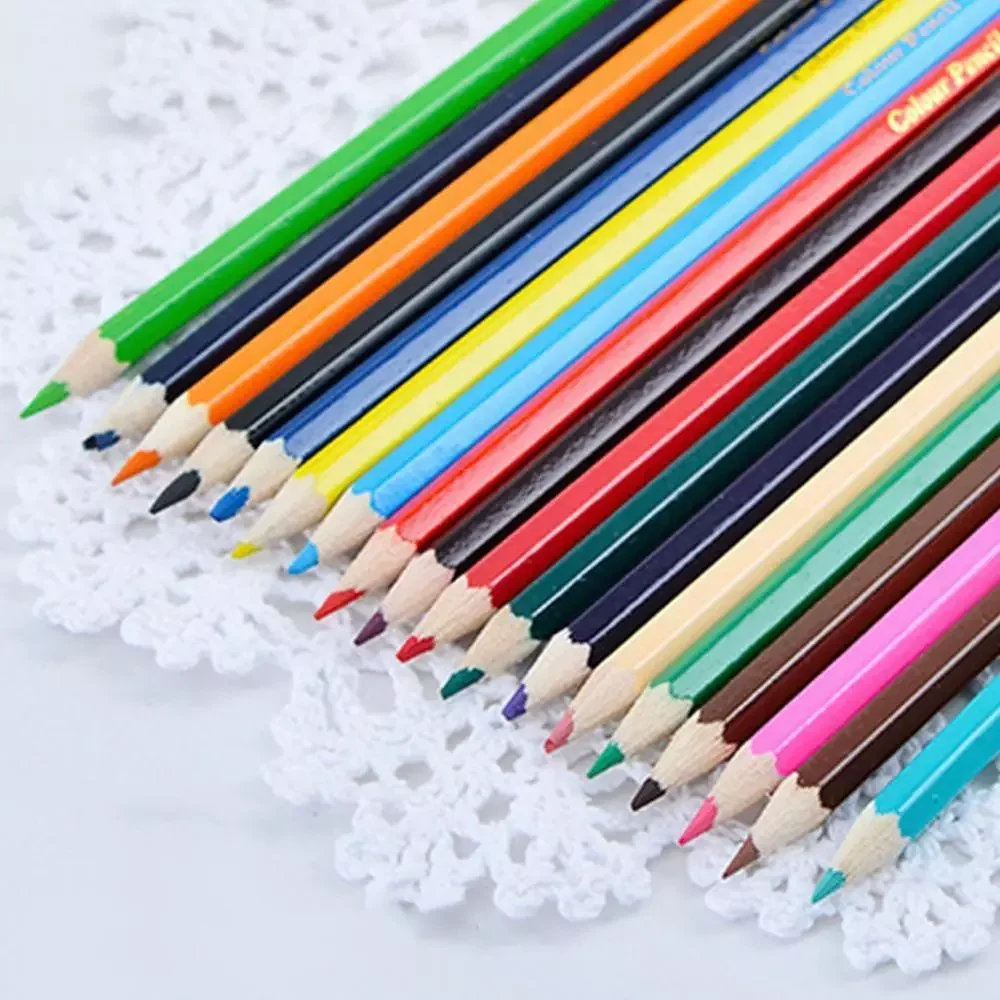 

12 цветов карандашей из натурального дерева цветные карандаши для рисования карандаши для школы офиса художественная Живопись принадлежно...