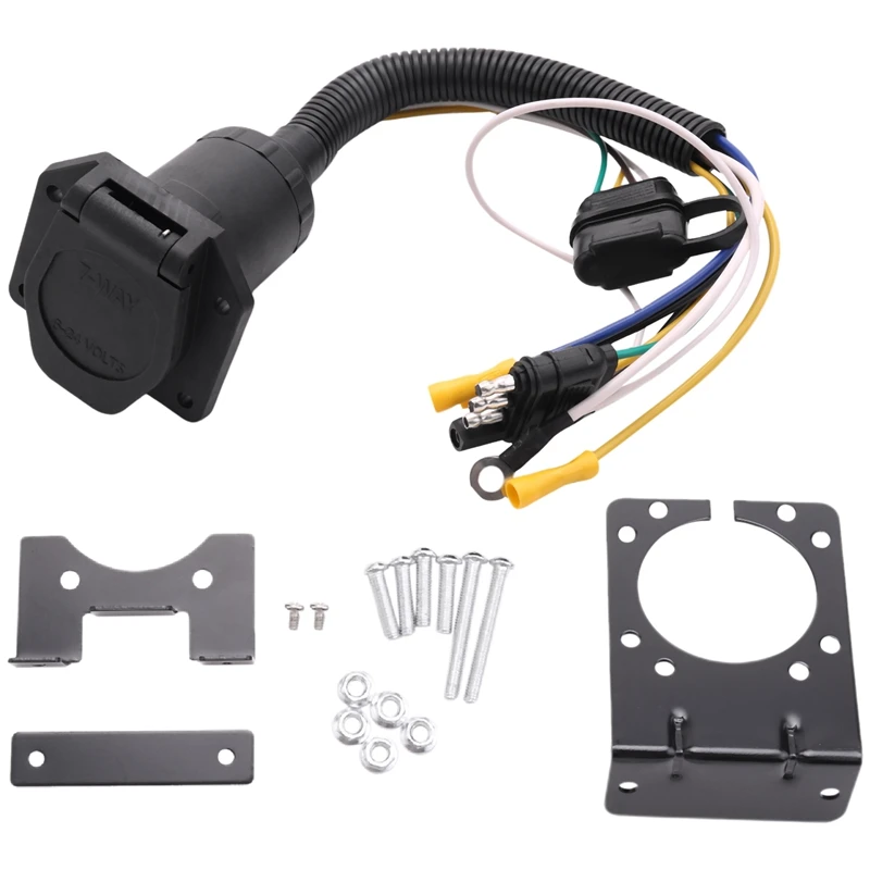 4-сторонний плоский до 7-позиционный прицеп в виде лезвия для трейлера фоторазъем