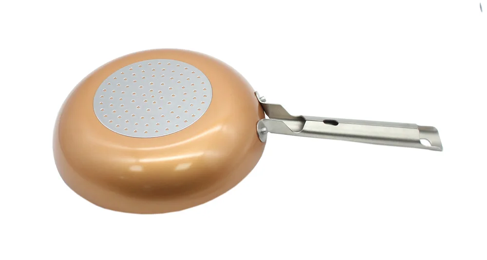 Сковорода 20см с крышкой ручка металл для индукционной плиты|Сковороды| |