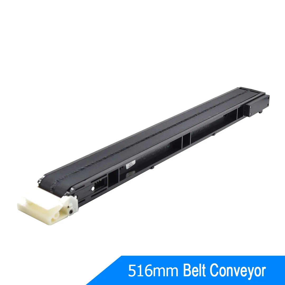 516mm Belt Conveyor 24V with Feedback Pressure Plate Crawler Vending Machine Accessories Beverage Lunch Box Medicine Delivery