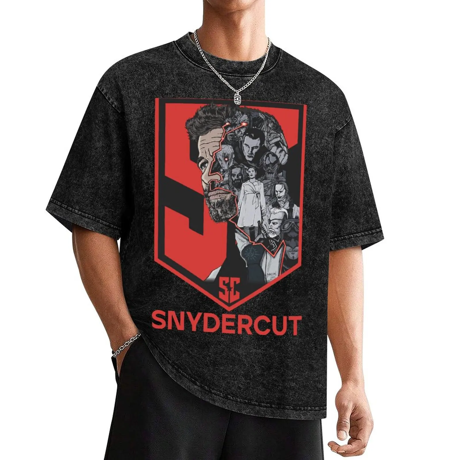 Футболка SNYDERCUT новое издание мужские футболки повседневные