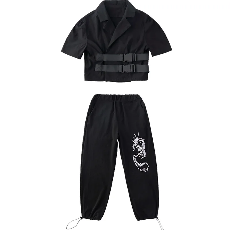 Костюм спортивный детский для девочек Повседневная рубашка и шорты в стиле