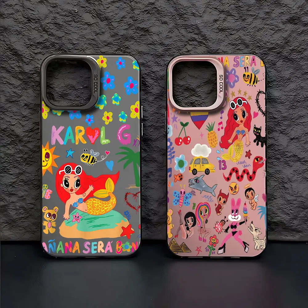 Модный ударопрочный чехол Karol G Manana для Xiaomi Redmi A1 13C 9C 9T Note 7 8 9S 10 11 12 13 Pro K60 Ultra 4G