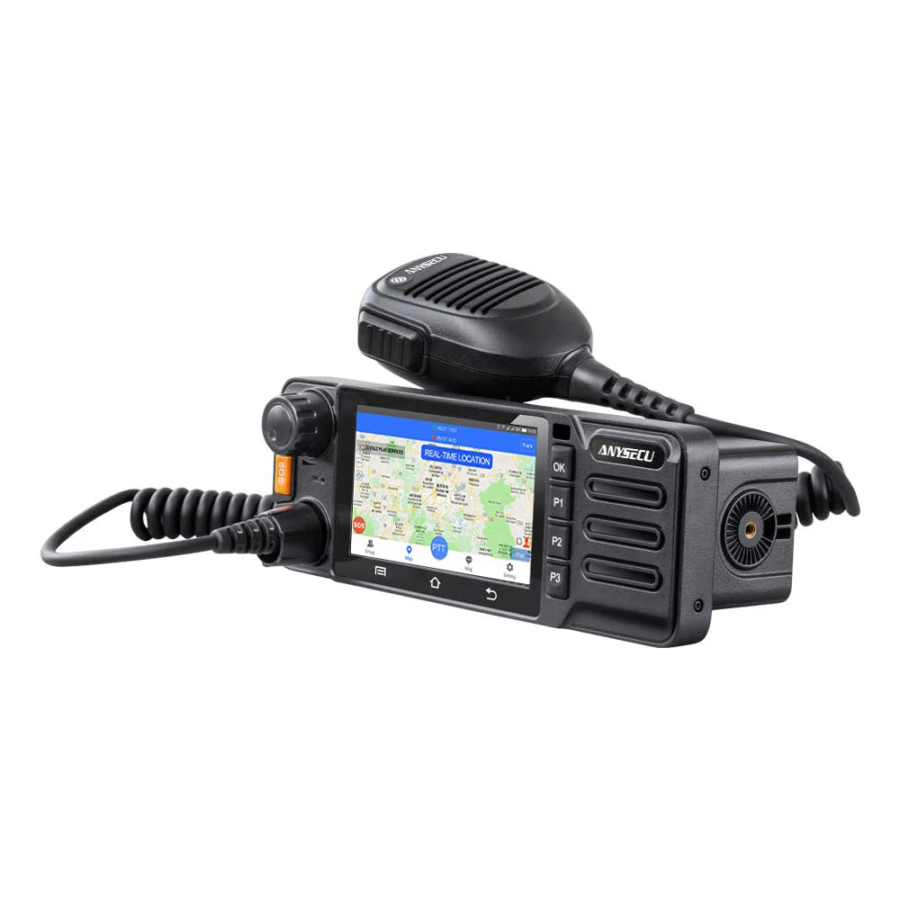 

Anysecu W9 TM-9 big screen mobile radio 4G wifi LTE Dual Band long range Car walkie talkie Zello Radio Realptt Two way Radio