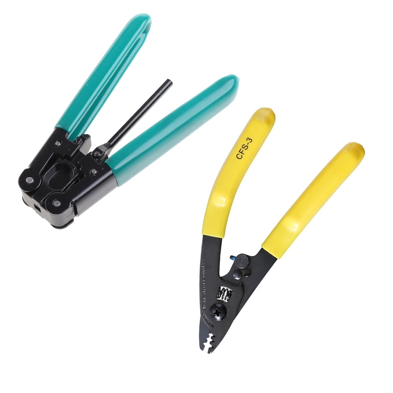 

Optical Fiber Stripper FTTH Cable Sheath Peeling Wire Striping Plier Steel