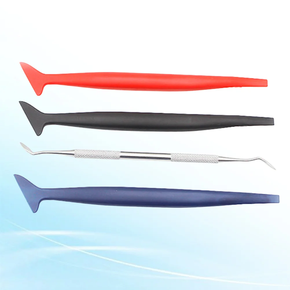 

4 PCS/Set Auto Wraps Car Sticker Felt Squeegee Soft Corner Squeegee Car Wrap Tools Scraper Car Wrap Vinyl Film Tool