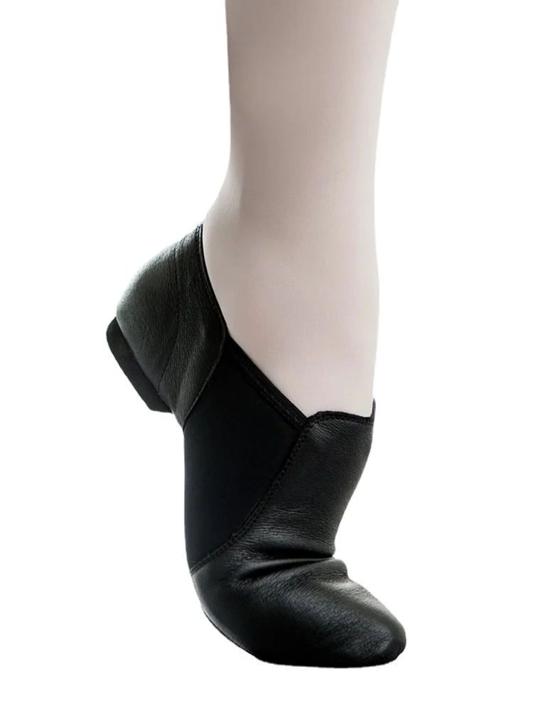 Женские танцевальные кроссовки из натуральной кожи на нескользящей подошве |