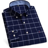 7xl oversized button up shirt striped plaid shirt pure 23 color 100 cotton long sleeve shirt for men casual slim fit shirt men