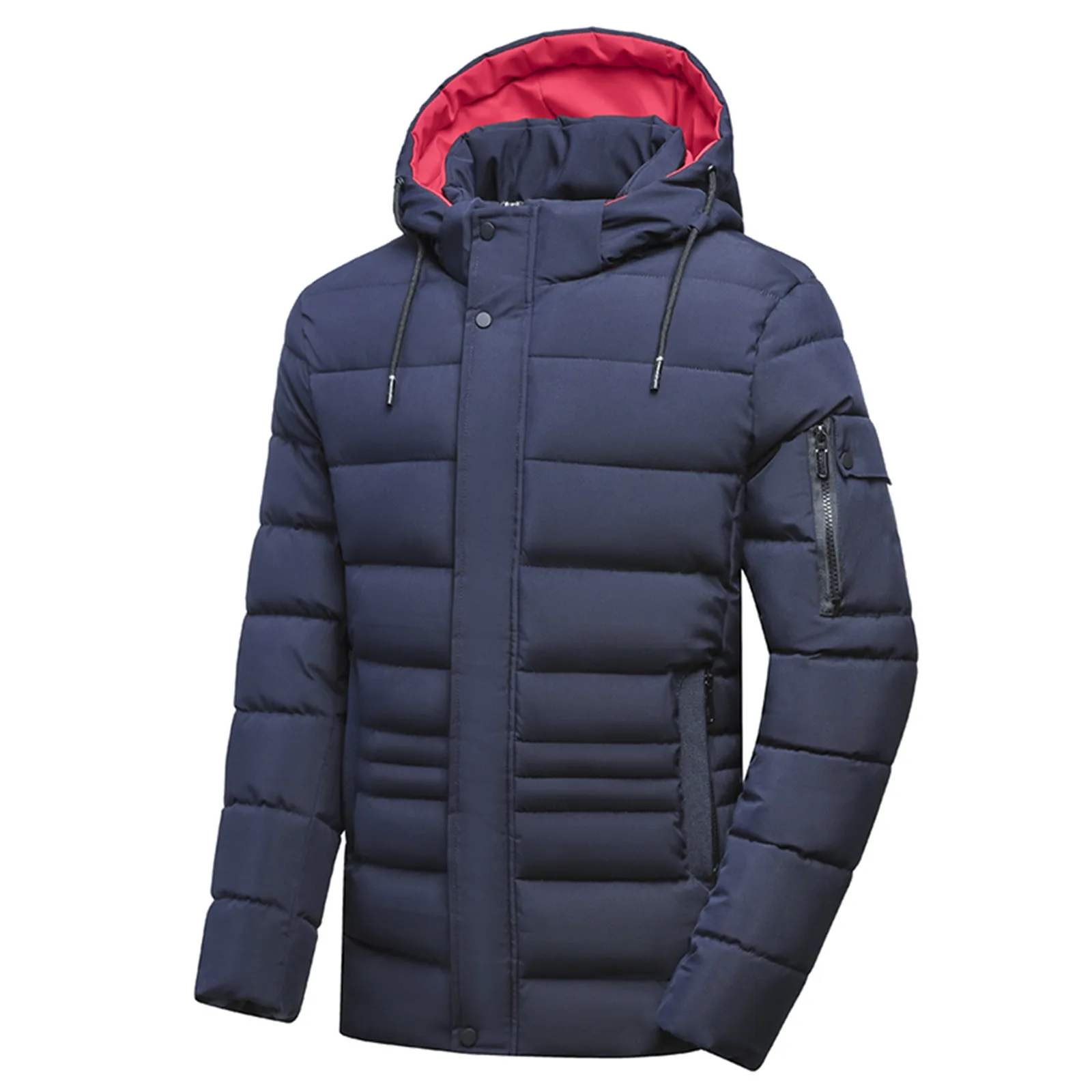 

Зимний мужской пуховик, плюшевые толстые куртки, мужские ветрозащитные теплые легкие пуховики для мужчин, повседневное высококачественное пальто для мужчин