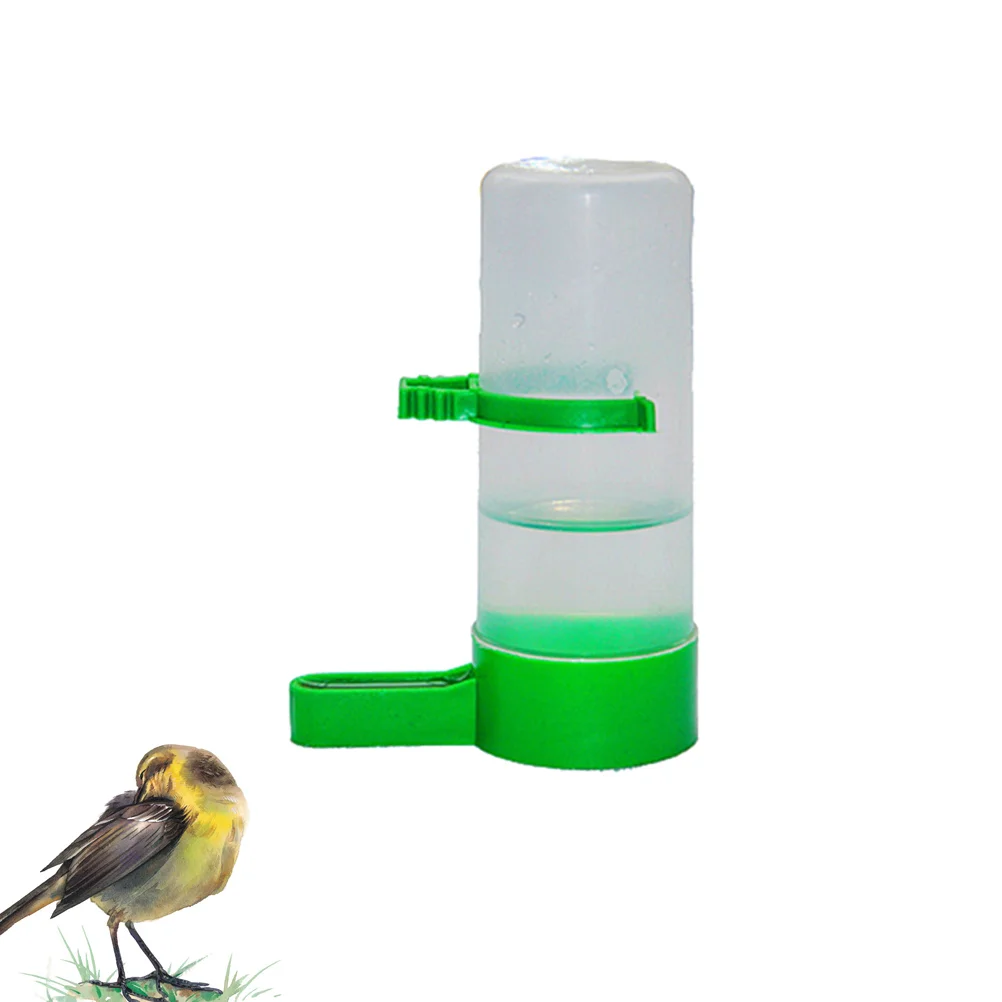 

Bird Water Feeder Dispenser Cage Drinkerautomatic Waterer Parrot Feeders Quail Bowlchicken Parakeet Clipcup Drink Lovebirdpet