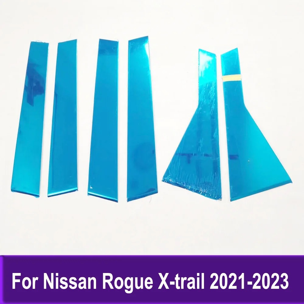 

Стайлинг отделки окон автомобиля для Nissan Rogue X-trail 2021 2022 2023 внешние аксессуары из нержавеющей стали