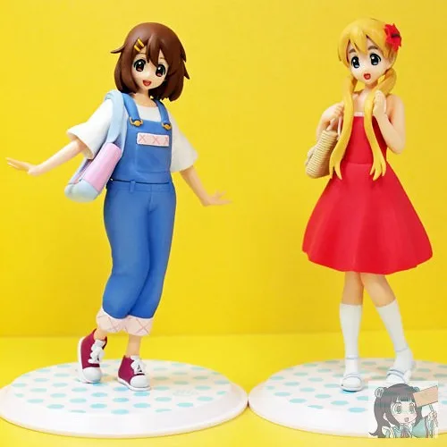 Фото BANDAI Original SQ K-ON! Hiasawa Yui Tsumugi Ritsu Mio Летняя тренировка Аниме Фигурки Украшения Модель Подарок №2