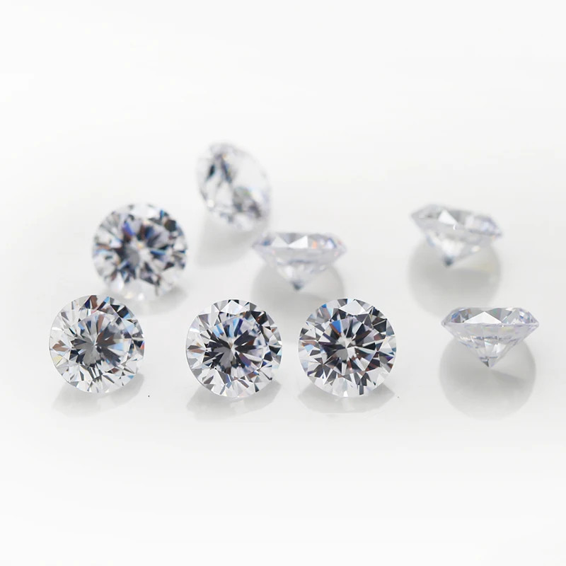 Mix 12 Color Round Birthday Stone Loose Glass and Cubic Zirconia Synthetic Gemstone Size 4mm~12mm |