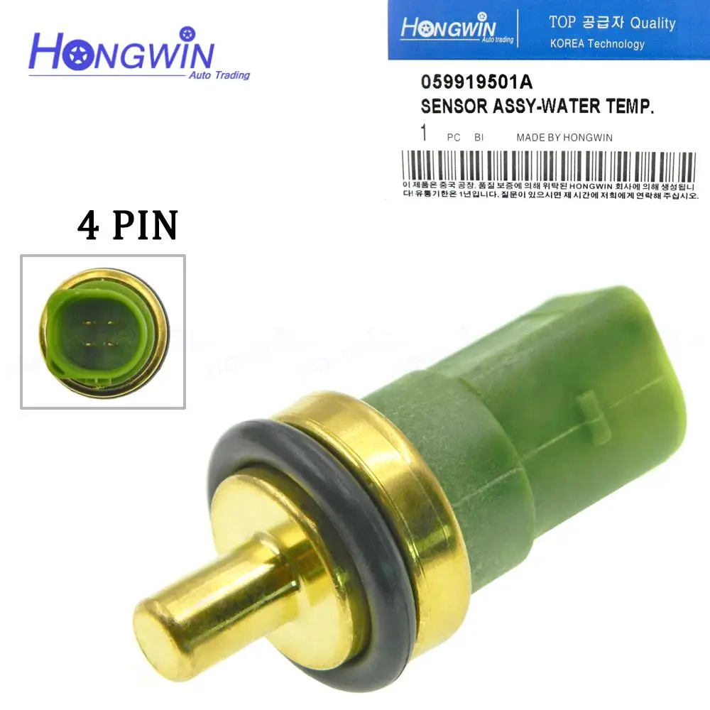 

059919501A Coolant Water Temperature Sensor Switch For Audi A2 A3 A4 A6 TT For Volkswagen Passat Beetle Jetta Golf 078919501C