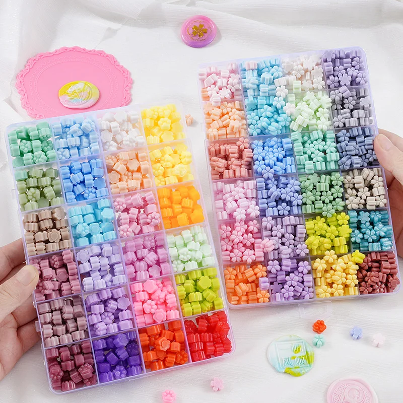 Воск для бусин в стиле ретро цветовая печать свадебного воска Цветовая морских Y15