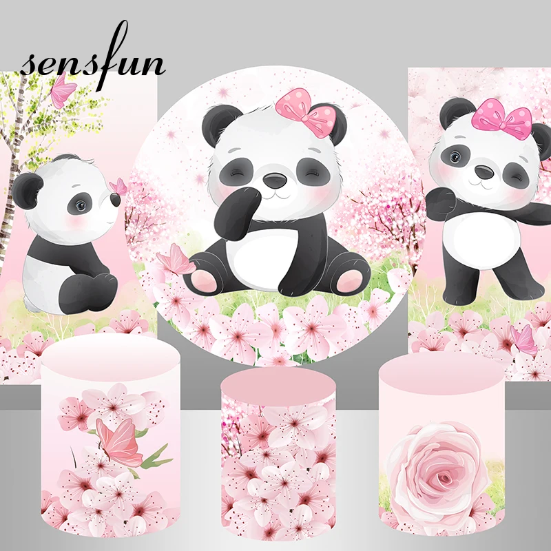 Girls Birthday Plinth Covers Elastic Rectangle Table Banner