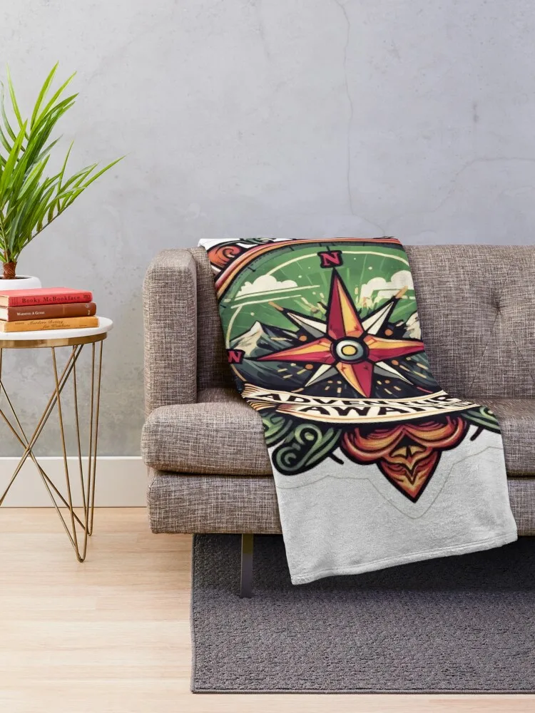 Винтажная туристическая наклейка: минимальная ретро-приказка для путешествий