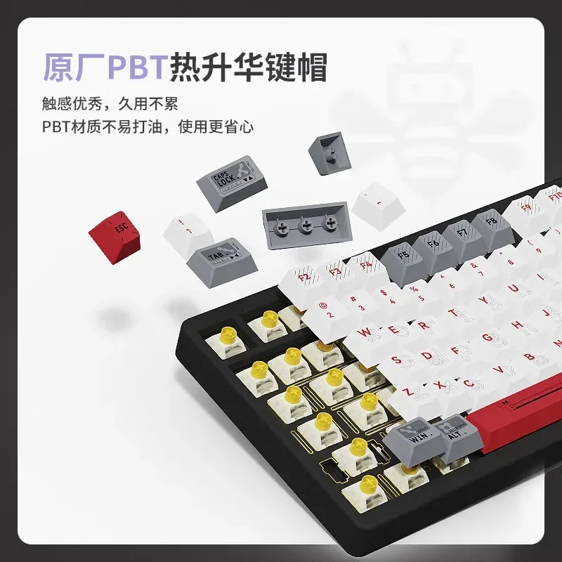 BEE WITH T&ampI X80 беспроводная механическая клавиатура 80%