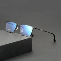 vacuum ip electronical plating pure titanium optical glasses frame for business men styles prescription eyeglasses with recipe