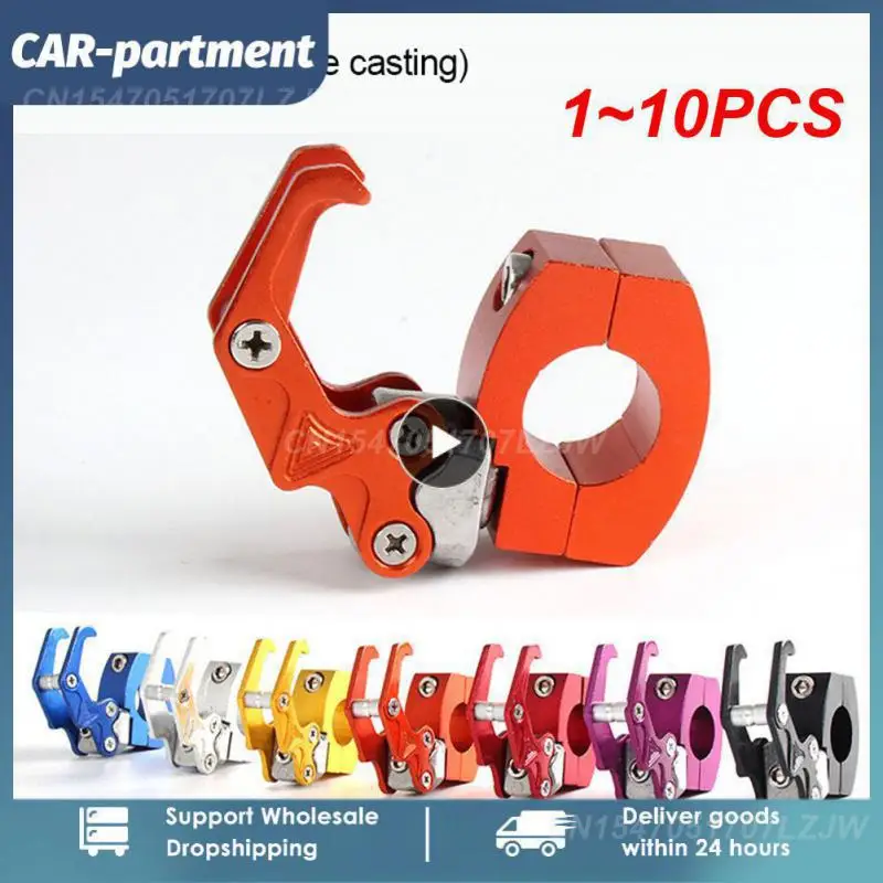 

1~10PCS Motorcycle Handlebar Storage Hook Scooter Luggage Bag Hanger Helmet Claw Hook Storage Bag Holder Aluminum Alloy Easy to