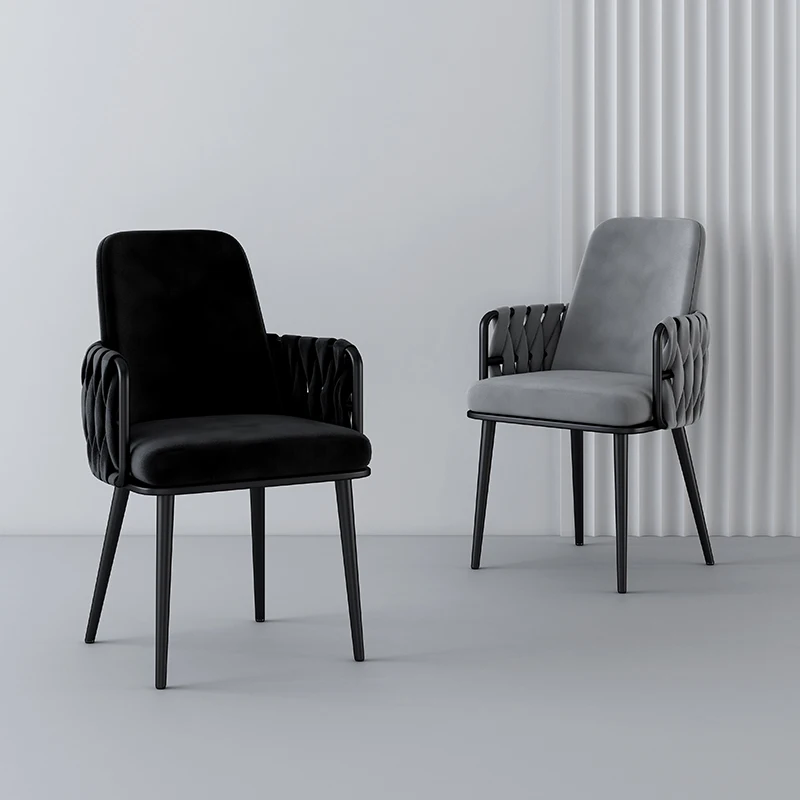 

Nordic Dining Chairs Armchair Designer Wedding Outdoor Vanity Chair For Bedroom Banquet Sedie Pranzo Moderne FurnitureCY50DC