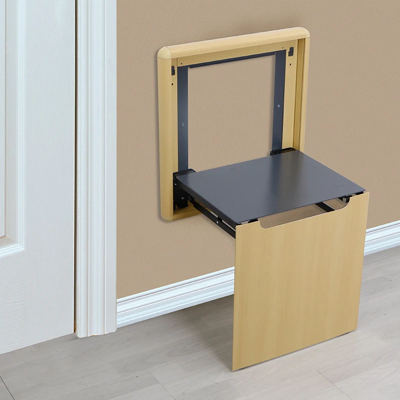 Скрытый настенный складной стул домашний шкаф для обуви входа в ванную стулья